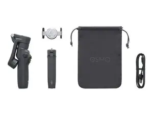 DJI Osmo Mobile 6, 3-Axis Phone Gimbal, Object Tracking, Built-in Extension Rod, Portable and Foldable, Android and iPhone Gimbal, Vlogging Stabilizer, YouTube TikTok Video, Platinum Gray