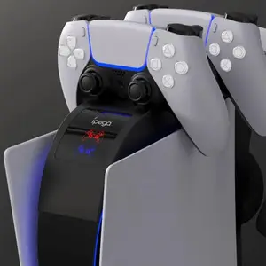 PS5 Dual Controller Charging Stand with Cooling Fan