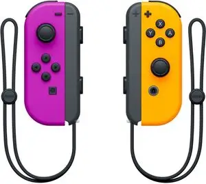 Nintendo Switch Joy-Con Pair, Neon Purple and Neon Orange