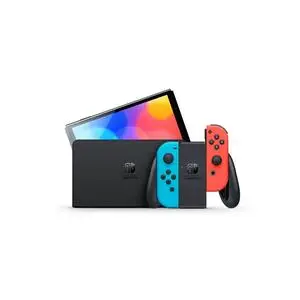 Nintendo Switch OLED Console Blue and Red Joy-Con