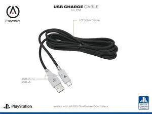 PowerA USB-C Cable for PlayStation 5