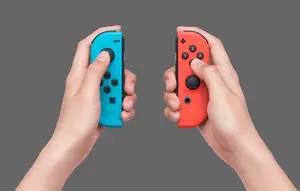 Nintendo Switch Joy-Con Pair, Neon Red and Neon Blue