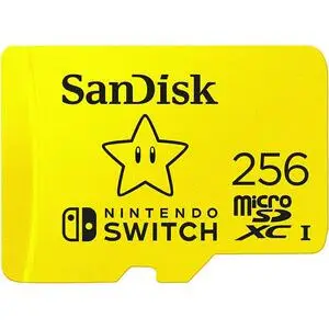 SanDisk 256GB microSDXC Card, Licensed for Nintendo Switch