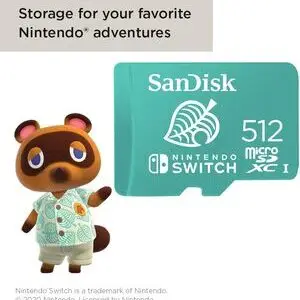 SanDisk 512GB microSDXC Card, Licensed for Nintendo Switch