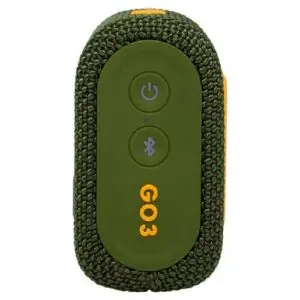 JBL Go 3 Portable Waterproof Bluetooth Speaker, Green