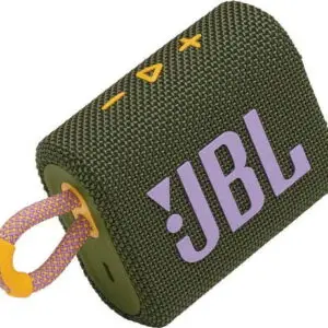 JBL Go 3 Portable Waterproof Bluetooth Speaker, Green