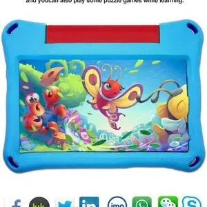 Wintouch K718 7inch Shockproof Kids Tablet PC with Sim, 2GB RAM, 16GB, Android 7.0, Blue