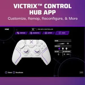 Victrix Pro BFG Wireless Gaming Controller for PS5/PS4 PC- White